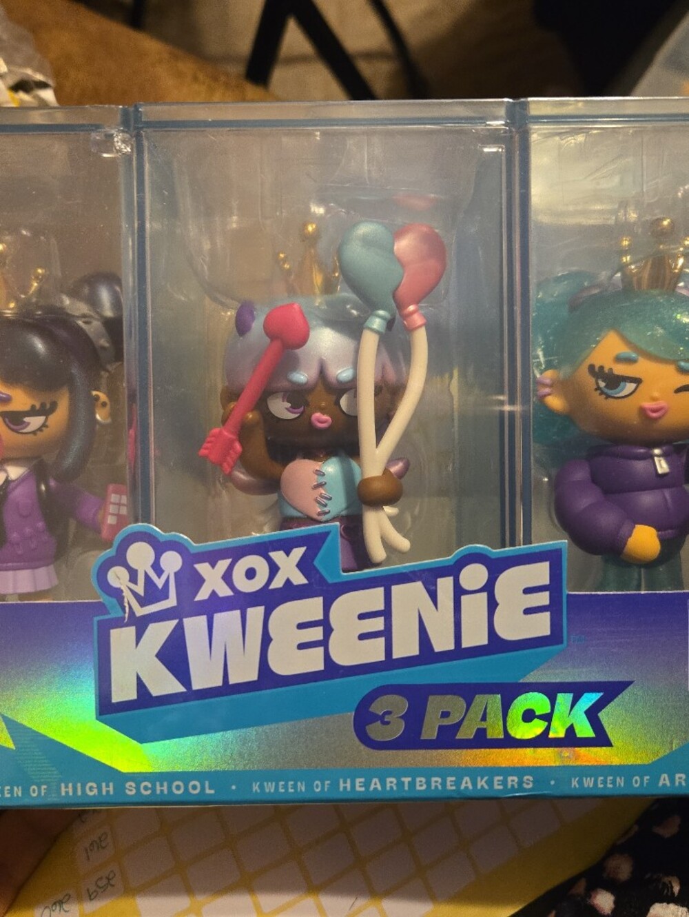 XOX KWEENIE 3-Pack Kids Toy Figures -
